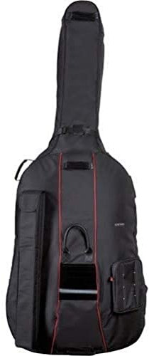 GEWA Kontrabass Gig-Bag Prestige 1/4 - 25mm Polsterung, Bogentasche, Notentasche, Rucksackgurte