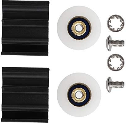 Greensen Greenhouse Door Wheel Kit, 22mm, Plastic, 1 Count, Rigid Caster, Sliding Free, Anti-Aging, Long Service Life