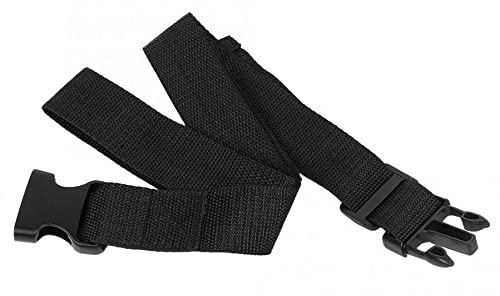 Correa de regazo para silla de ruedas, correa de hebilla ajustable de 62 pulgadas de largo, correa de hebilla ajustable para silla de ruedas y silla geriátrica, cinturón de sujeción para silla de