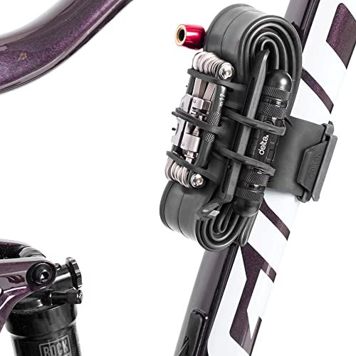 Fahrradrahmen Tragegurt für Werkzeuge und Innenschläuche, Swap by Delta Cycle – Übergroßes Gurt-Design hält alle Fahrradreifen-Schlauchgrößen bis 73,7 cm mit integrierten Klettverschlüssen