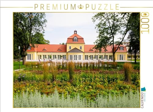 CALVENDO Puzzle Kurpark mit Kurhaus | 1000 Teile Lege-Größe 64 x 48 cm Foto-Puzzle für glückliche Stunden
