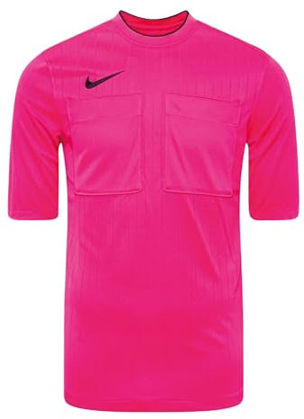 Nike M NK DF Ref II JSY SS 22 Haut à Manches Courtes, Hyper Pink/Black, L Homme