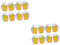 OFFSCH 8 Stk Bierbecher Brille Kostüm Zubehör Für Weihnachten Neujahrsbrille Bier Dekorationen Karneval Brille Geburtstagsbrille Bierkrug Neuheitsbrille Oktoberfest-brille Blöde Brille