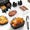 Ninja Heißluftfritteuse Zubehör, 7-teiliges Set Airfryer Zubehör für Ninja Foodi Max AF400EU AF300EU und anderen Dual Zone/Double Stack Air Fryer, BPA-frei Ninja Airfryer Zubehör,Air Fryer Accessories
