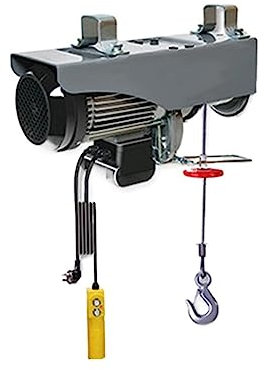 Treuil électrique, Petite grue électrique d'ascenseur de ménage de grue de grue électrique micro grue de décoration de treuil de 1 tonne/0.5T(30M)