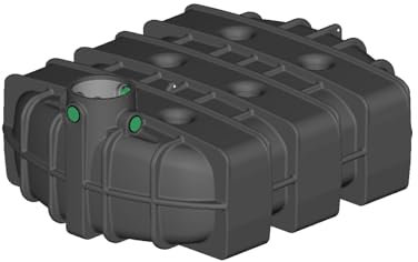 Regenwasser Flachtank 5000 Liter Erdtank Aqua-Flat Kunststoff [ Ausbaupaket passend für Ihre Anwendung frei wählbar ]
