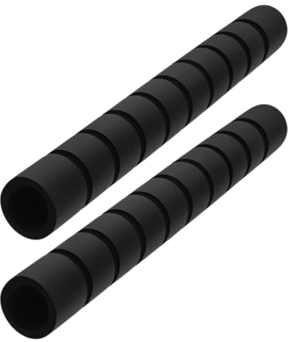 Abaodam Klimmzug Griffe Griffpolster: 2 Stück Antirutsch Schaumstoff Pads, Waschbar Fitness Zubehör Kraftsport, Langhantel Polster 21cm