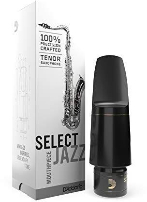 D’Addario Woodwinds Select Jazz Tenor Saxophone Mouthpiece - D8M - Mouthpiece for Tenor Sax