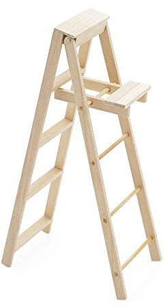 Odoria 1/12 Scale Dolls House Miniature Step Ladder Dollhouse Accessories