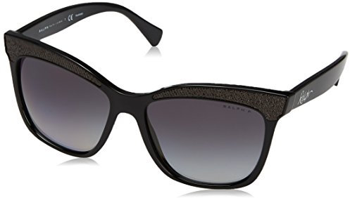 Ralph by Ralph Lauren Damen 0Ra5235 1377T3 56 Sonnenbrille, Schwarz (Black/Greygradientpolarized)