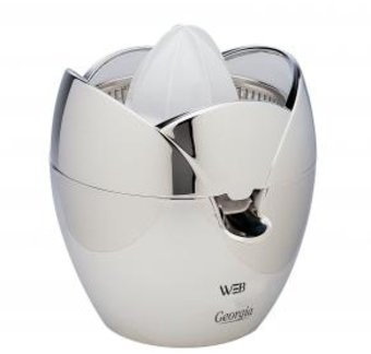Spremiagrumi elettrico cromato
