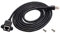 AAOTOKK RJ45 Network Ethernet Cable Female to Male Cat 6 Shielded Ethernet Network Connector Screw Panel Mount Extension Cable for Router, Modem (2M/6ft)
