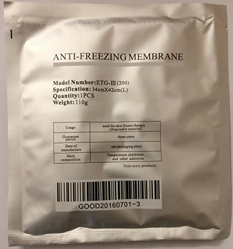 Antifreeze Membrane 27 * 30CM 34 * 42CM 28 * 28CM Antifreezing AntCryo Anti Freezing Membranes Cryo Cool Pad Anti Freeze Cryotherapy(20Pcs),L
