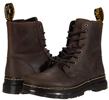 Dr. Martens Unisex Combs Leather Fashion Boot, Gaucho Crazy Horse, 13 UK