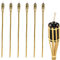 Harbour Housewares Bambus-Gartenfackeln – 114cm – Natur – 6Er-Pack