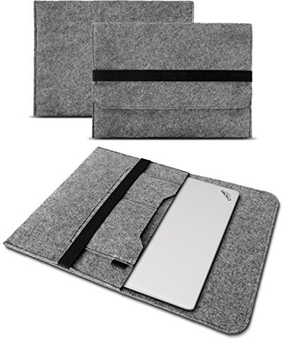 UC-Express Schutzhülle kompatibel für CHUWI HeroBook Pro 14.1 Sleeve Hülle Tasche Filz Notebook Cover Laptop, Farben:Grau