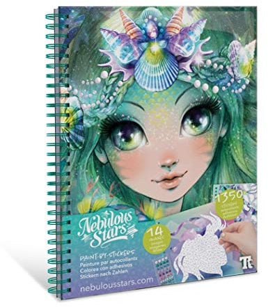 Nebulous Stars - Creative Notebook - Paint by Stickers, Multi, one Size (2021)