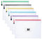 A4 Plastic Zip Wallets - 6PCS A4 Zip Lock Bags Plastic Document Folders Mesh Zipper File Bags Waterproof Travel Storage Pouch for School Office Supplies, Puzzles, Board Games & Craft Projects