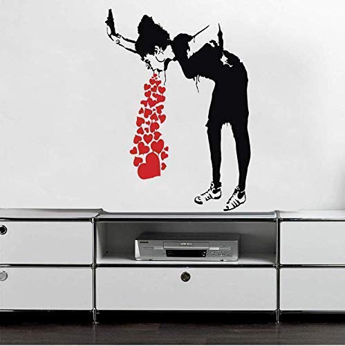 Aufkleber Aufkleber Vinyl Street Art Graffiti Schlafzimmer Dekor Kreative Schlafzimmer Dekoration Wandaufkleber 62X45Cm