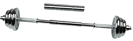 Harilla Solide Langhantel Verbindungsstange, Hantel Wandelt Sich in Langhantel Verbindungsstangen Extender Verlängerungsstangen Joiner Zubehör Um, 20cm