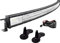 Willpower 52 Zoll 132CM 675W Led Arbeitsscheinwerfer Bar Gebogen + Magnet Halterungen + Kabelbaum Led Scheinwerfer 12V 24V für Offroad Auto Traktor Rückfahrscheinwerfer Zusatzscheinwerfer Lightbar