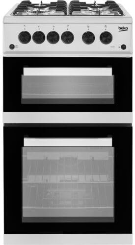 Beko KDG583S 50cm Gas Cooker with Gas Grill - Silver - A+ Rated