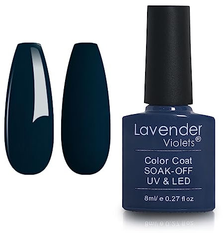 Lavender Violets 8ml Gel Nail Polish UV LED Soak Off Nail Lamp Curing Manicure Pedicure Classical Coloured Bottle Long Lasting Easy Apply Corsair D130