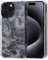 MOSNOVO Case for iPhone 15 Pro Max, [Buffertech 6.6ft Military-Grade Drop Protection] [Anti Peel Off Tech] Clear TPU Bumper Phone Case Cover Design - White Dragon