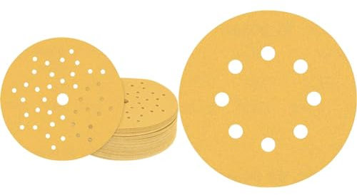 Bosch Professional 100x Feuilles abrasives Expert C470 à 8 trous (pour Bois dur, Peinture sur bois, Ø 125 mm, Grain 80 + 120, Accessoires Ponceuse excentrique)