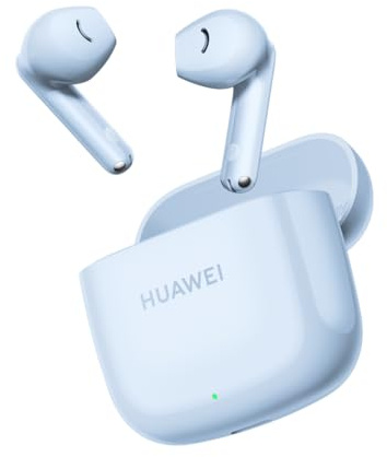 HUAWEI FreeBuds SE 2 40 horas de duración de la batería, compacta y cómoda de agarrar, 3 horas de reproducción de música con una carga de 10 minutos, conexiones Bluetooth 5.3, azul isle