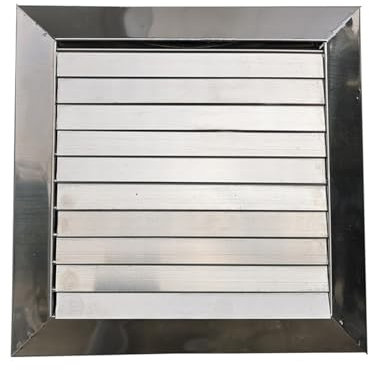 SSIMOO Persianas de gravedad de acero inoxidable 201, persianas de gravedad 100/150 for campana extractora, campana extractora, ventilador de escape, rejillas de ventilación for baño y exteriores kind