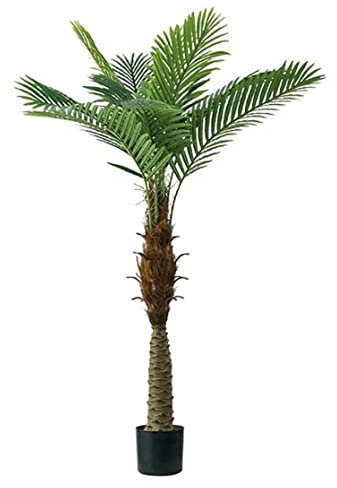 DRMEE Kunstpflanze Künstlicher Baum, Moderne Dekoration, Kokosnussbaum, Topf, Wohnzimmer, Hotel, Künstliche Blumendekoration Künstliche Pflanzen