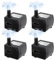 Mini Wasserpumpe,4 Stück Ultra Leise Wasserpumpen,180L/H,3W,220V-240V,50/60hz Springbrunnenpumpe, Fontänenpumpe,Aquarium Tauchpumpe Für Zimmerbrunnen,Aquarien