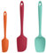 U-Taste Silikonspatel 3er-Set, 315℃ Hitzebeständiger Antihaft-Gummispachtel, Bpa Frei Flexibel Teigschaber & Kuchenschaber zum Kochen Mixen Backen Dekorieren (Mehrfarbig)