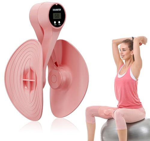 Flintronic Oberschenkeltrainer, Oberschenkel Hip Trainer mit Timer, Beckenbodentrainer für Frau und Männer, Oberschenkel Beckenboden Beckenbodentraining, Trainingsgerät für Zuhause Gym Yoga