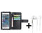 K-S-Trade Qualitativ & Innovativ Handyhülle + Kopfhörer Für Tecno Pop 5S Schutzhülle Case Mit Displayschutz/Schutzfolie Schwarz + Kopfhörer