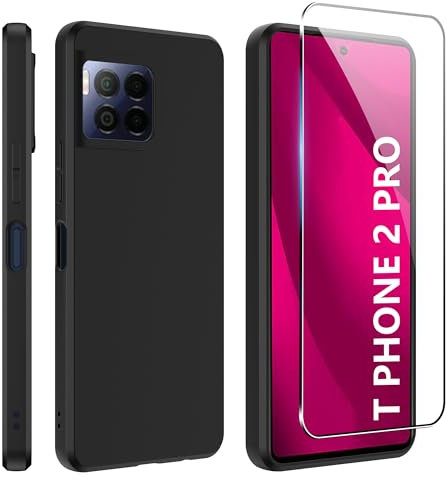 Lemxiee Telekom T Phone 2 Pro Case + [1 Stück] Panzerglas Schutzfolie + Flexible Silikon Hülle (2024)