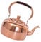 Sharplace Teekessel, Kupferkessel mit ergonomischem Griff, Retro-Kupfer, handgefertigte Kupfer-Teekanne, Kaffeekanne für Herd, Camping, Gasherde, 3L