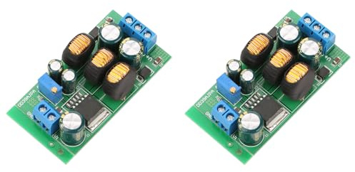 Eujgoov 2PCS Adjustable Step-Up/Step-Down Voltage Converter DC-DC 5-30V to ±5-24V 20W Dual Output Power Supply Module for Amplifier Circuits