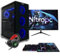 NitroPC - Pack Gold v2 | PC Gaming Complet (AMD Ryzen 5 5600X 6/12 4.6GHz, RX 6600 8GB, RAM 16GB, M.2 1TB, Windows 11 | WiFi, écran 24, Clavier, Souris, Casque) Ordinateur de Bureau