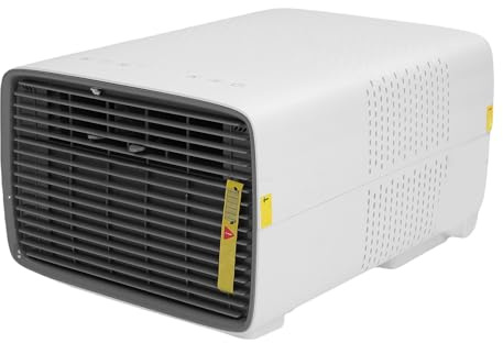 LUCKDANO Condizionatore Portatile, unità AC Compatta da 8000 BTU con Telecomando, Funzionamento Silenzioso per Dormitori, Uffici, Campeggi, Spazi per Animali Domestici (Spina europea 220 V)