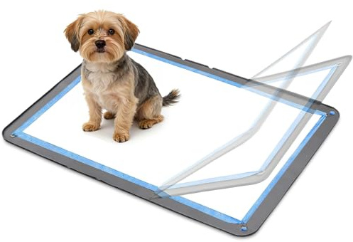 Silikon Hundetoilette Halter, 90 x 65 cm rutschfeste Welpentoilette Pad