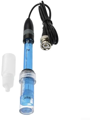 pH-Erkennungsregler-Sensor-Modul mit BNC-Elektrodensonde für Arduino, pH-Wert 0–14, ABS-Material, 5 V Betriebsspannung (blau)