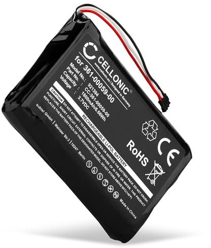 CELLONIC, Akku Navi kompatibel mit Garmin Zumo 390LM, Zumo 350, zumo 340LM (1800mAh, 3.7V) Ersatzakku 361-00059-00