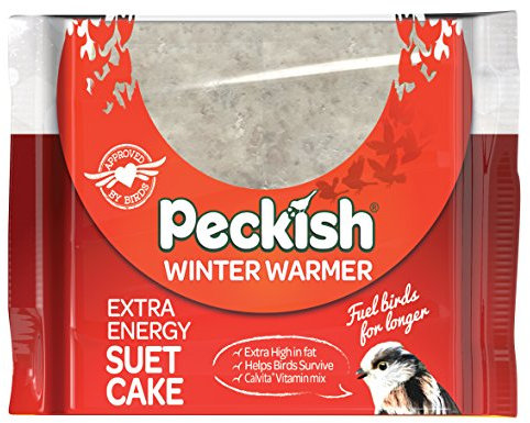 Peckish 60050136 Winter Warmer Energy Suet Fat Cake Block for Wild Birds, 10.0 cm*3.0 cm*12.0 cm