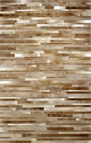 Vip-leather NEU KUHFELL Patchwork Teppich (120 cm x 180 cm)