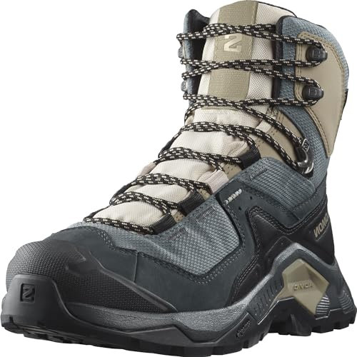 Salomon Quest Element Gore-Tex wasserdichte Damen Outdoorschuhe, Outdoor-bereit, Geländegängige Stabilität, Outdoor-Musthaves, Ebony, 40 2/3