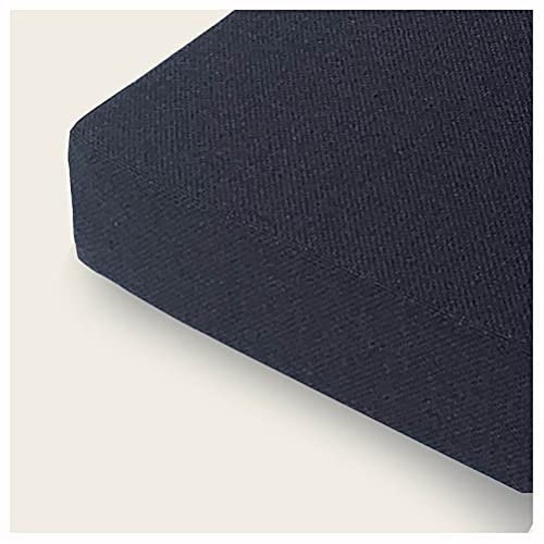 Bankauflage Bankkissen Bankpolster Sitzkissen hochwertiges Polsterkissen für Gartenmöbel Indoor Outdoor Lange Sitzkissen Pads Kissen Bank Auflage Sitzpolster 8cm Verdicken-Schwarz 180x40x8cm(71x16x