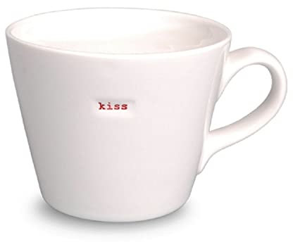Statement Tasse à café Keith Brymer Jones Word Range - En porcelaine - Rouge - 380 ml