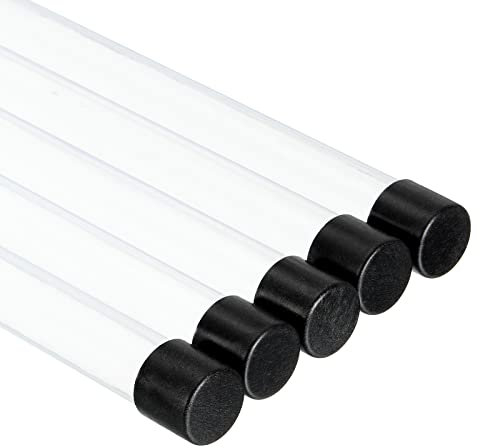 PATIKIL 10Packung 55cm Länge Angeln Schwimmend Rohr 22mm Inner Dmr. Kunststoff Rund Fischbojenschlauch klar